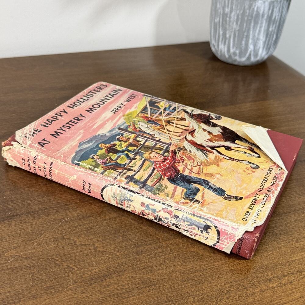 The Happy Hollisters at Mystery Mountain Jerry West 1954 Hardcover w/ Dust